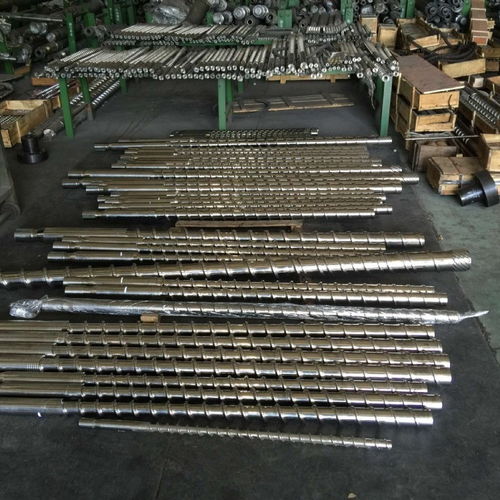 力勁注塑機炮筒螺桿現(xiàn)貨,佳明注塑機螺桿料管圖